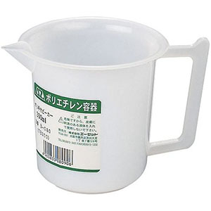 エーゼット AZ AZ B080 TB300 ポリエチレン容器 ポリ手付ビーカー 300ml エーゼット