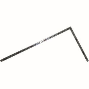 シンワ測定 SHINWA シンワ測定 10012 曲尺角厚 シルバー 50cm/1尺6寸 併用目盛 日本一