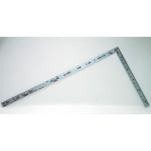 シンワ測定 SHINWA シンワ測定 10055 曲尺ツーバイフォー シルバー 2×4/50cm 併用目盛 19mm巾