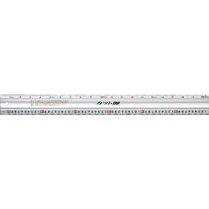 シンワ測定 SHINWA シンワ測定 65086 アルミカッター定規 カット師 60cm 併用目盛