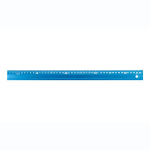 シンワ測定 SHINWA シンワ測定 65423 アルミ直尺 アル助 45cm シャイニングブルー