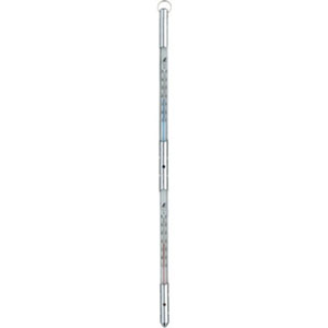 シンワ測定 SHINWA シンワ測定 72581 棒状温度計 H-9 アルコール 赤・青 -10～50℃ 15cm×2 金属ケース付