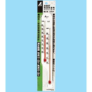 シンワ測定 SHINWA シンワ測定 72624 地温計 O-4 地温気温用 ホワイト