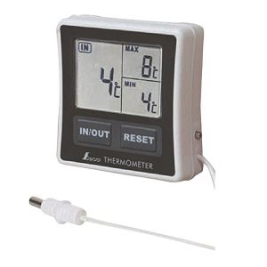 シンワ測定 SHINWA シンワ測定 73042 冷蔵庫用デジタル温度計 A 最高 最低 隔測式