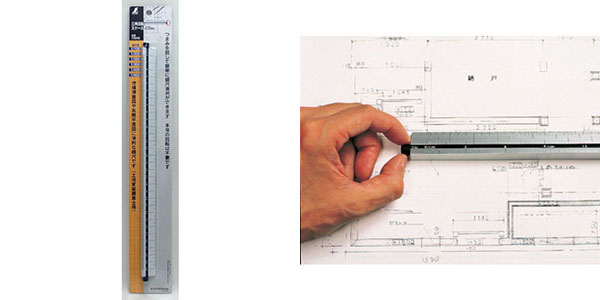  シンワ測定 SHINWA シンワ測定 74940 三角回転スケール 30cm