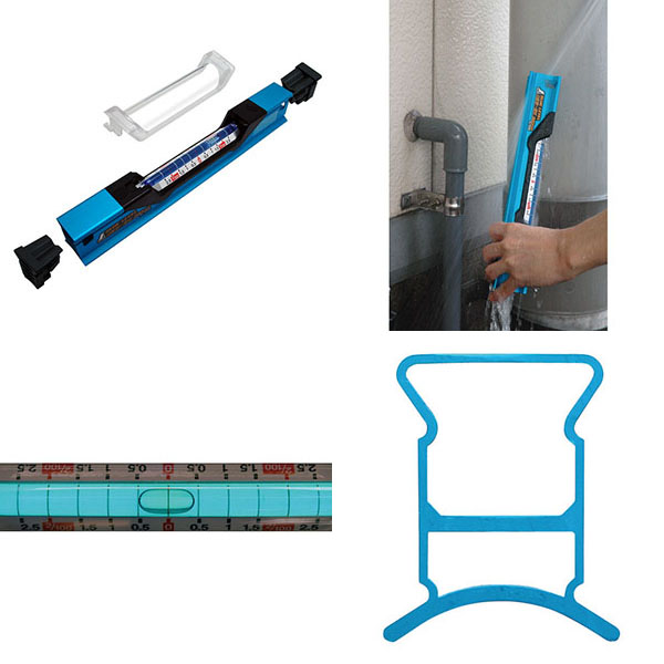  シンワ測定 SHINWA シンワ測定 76358 ブルーレベル 勾配用一管式 300mm