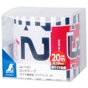 シンワ測定 SHINWA シンワ測定 77297 ロッドテープ クリアパック巾 120mm 20m