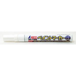 シンワ測定 SHINWA シンワ測定 78418 工事用 ペイントマーカー 中字 丸芯 白