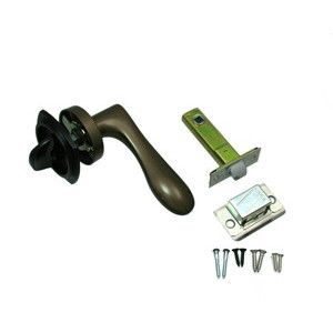 ハイロジック HILOGIK ハイロジック NP32M-T-B 60 レバー戸襖錠 新ツマミ 00755986-001