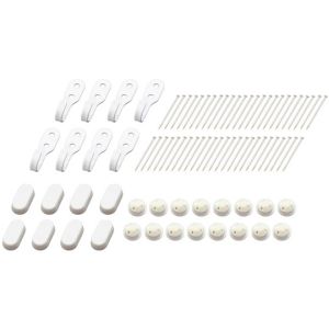 ハイロジック HILOGIK ハイロジック 32533 ピンフック ダブル ホワイト 得用8個入 00032533-001