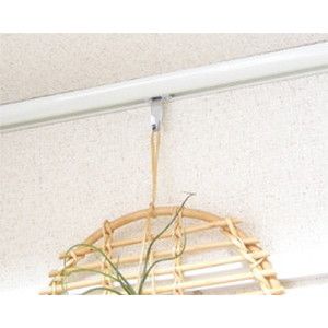 ハイロジック HILOGIK ハイロジック 58041 丸型フックレール2M ホワイト 00058041-001