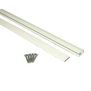 ハイロジック HILOGIK ハイロジック 58043 角型フックレール2M ホワイト 00058043-001