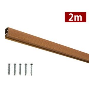 ハイロジック HILOGIK ハイロジック 58045 木目角型フックレール2M 00058045-001