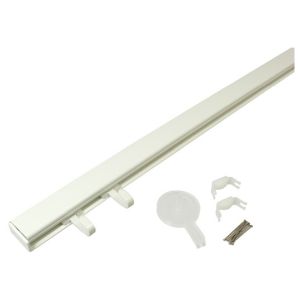 ハイロジック HILOGIK ハイロジック 58067 角型フックレールセット ホワイト 2M 石膏ボード 00058067-001