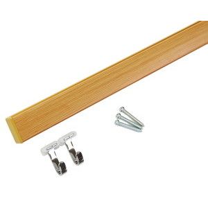 ハイロジック HILOGIK ハイロジック フックレール 1mセット 木目角型 00058073-001