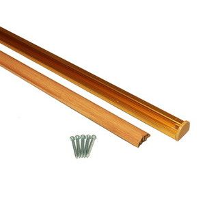 ハイロジック HILOGIK ハイロジック D型フックレール 2m 木目 00058211-001