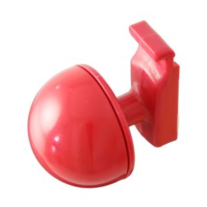 ハイロジック HILOGIK ハイロジック フックレール用 ハンガーフック丸 レッド 00058232-001