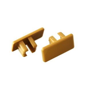 ハイロジック HILOGIK ハイロジック 角型フックレール エンドキャップ 木目 00058241-001