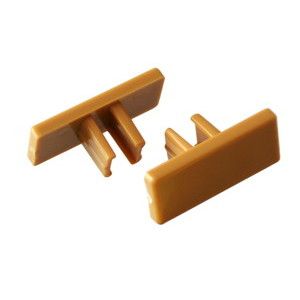 ハイロジック HILOGIK ハイロジック 角型フックレール 大エンドキャップ 木目 00058244-001