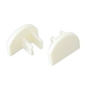 ハイロジック HILOGIK ハイロジック D型フックレール エンドキャップホワイト 00058246-001