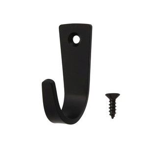 ハイロジック HILOGIK ハイロジック 58636 スタイリッシュ シングルフック ブラック 1個入 00058636-001