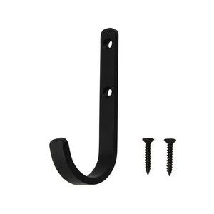 ハイロジック HILOGIK ハイロジック 58642 スタイリッシュ スリムフック ブラック 1個入 00058642-001