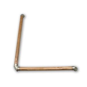 ハイロジック HILOGIK ハイロジック 97266 L型手摺 ディンプル 700x600mm 00097266-001
