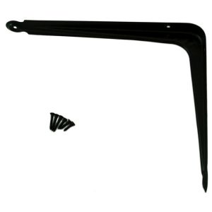 ハイロジック HILOGIK ハイロジック L型棚受 黒 200mm x250mm 1本入 00098443-001