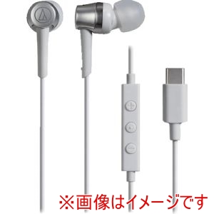 オーディオテクニカ audio-technica オーディオテクニカ ATH-CKD3C WH USB Type-C用イヤホン