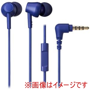 オーディオテクニカ audio-technica オーディオテクニカ ATH-CK350XIS BL マイク付きイヤホン
