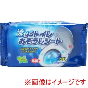 ストリックスデザイン ストリックスデザイン 390965 QB-116 流せるトイレおそうじシート 30枚入