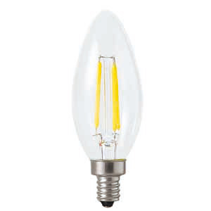 東京メタル工業 東京メタル工業 LED電球 シャンデリアタイプ LDC4LC40WE12-T2