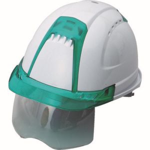 トーヨーセフティ TOYO SAFETY ヘルメット ヴェンティープラス Venti 白 391F-G-C-WH クリアシールドレンズ スチロールライナー