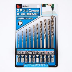 アイヘルプ iHelp アイヘルプ IH-742 六角軸ステン用ドリル10PC