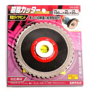 ビッグマン Bigman ビッグマン DS-220 樹脂カッター100mm