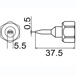 白光 HAKKO 白光 801-NL-S ノズル 806用交換ノズル