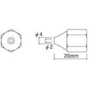 白光 HAKKO 白光 805用交換ノズル A1307 ノズル