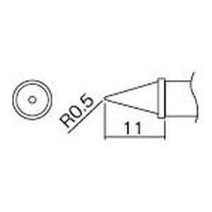 白光 HAKKO 白光 T12-WB2 0.5WB型 T12シリーズ交換こて先 HAKKO