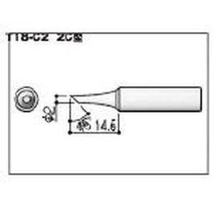 白光 HAKKO 白光 T18シリーズ交換こて先 T18-C2 2C型 HAKKO