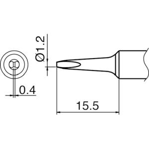 白光 HAKKO 白光 T18-S9 こて先 S9型 HAKKO