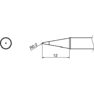 白光 HAKKO 白光 T31-02BL BL型 T31シリーズ交換こて先 HAKKO