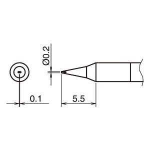 白光 HAKKO 白光 T50-D02 交換こて先 T50シリーズ