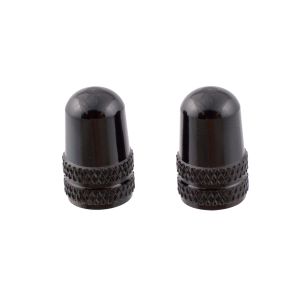 ノグチ NOGUCHI ノグチ 米式アルミバルブキャップ 2個セット ブラック NOGUCHI