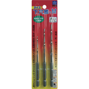 スターエム STAR-M スターエム 75HSM-SA ハイス下穴錐-M Aセット 3・4・5mm STAR-M