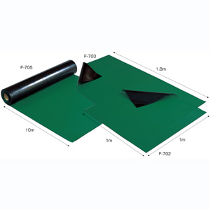 ホーザン HOZAN ホーザン F-702 導電性カラーマット グリーン 1x1m