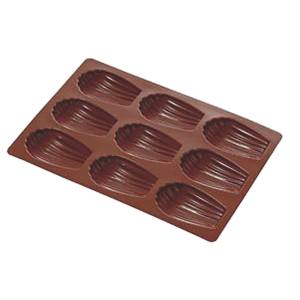 霜鳥製作所 クインローズ シリコーン ラバーパン マドレーヌ型 B-023 S印 霜鳥製作所