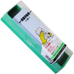 フチオカ 亀印 フチオカ GM-1000WP 高級台付コンビ砥石 1000 320 荒砥&中 仕上砥 183x63x25mm