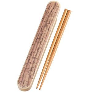 ハコヤ HAKOYA ハコヤ 18.0 スライド 箸箱セット 桜木目 キナリ HAKOYA たつみや