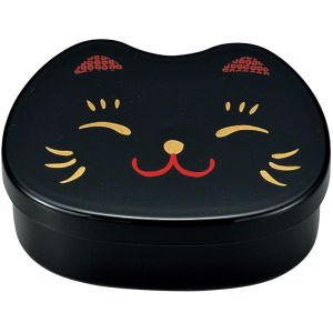 ハコヤ HAKOYA ハコヤ ねこたち 顔のお弁当箱 黒猫 クロ HAKOYA たつみや
