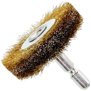 サンフレックス Sumflex サンフレックス No.4025H2 六角軸 ホイールブラシ 真鍮 φ50 Sumflex